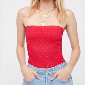 Free People Honeycomb Tube Top